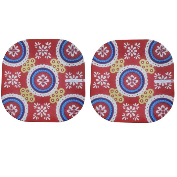 QSquared Montecito 11" Melamine Plate Set of Two - Picture 1 of 2